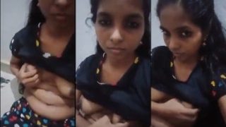 xxx desi तमिल लड़की ने बनाया अपने बूब्स दबाने का सेल्फी वीडियो