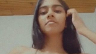 xxx desi Boob press selfie of Indian teen girl