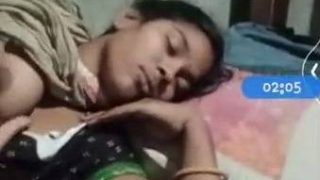 xxx desi Sleeping wife exposed by husband